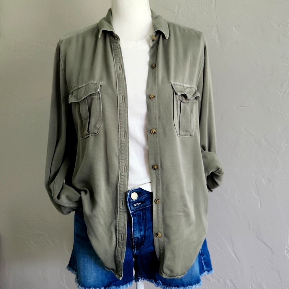American Eagle Vintage Boyfriend Shirt M price fixed - Picture 2 of 13